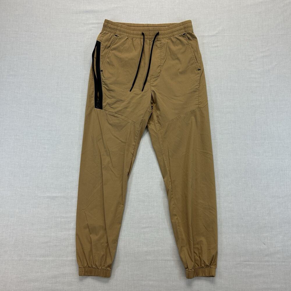 American Eagle Active Flex Joggers Men's XS Khaki Tan Drawstring Stretch Pockets